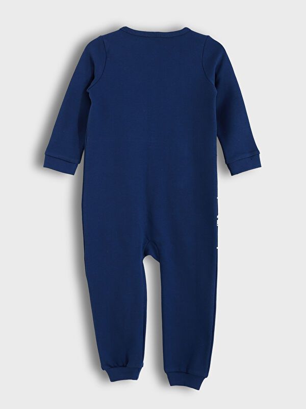 Moudda LC Waikiki - Salopette bébé en jersey manches longues Garçon Marine indigo - Tunisie 2