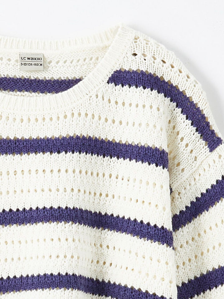 Moudda LC Waikiki - Pull en tricot Fille Marine - Tunisie 2