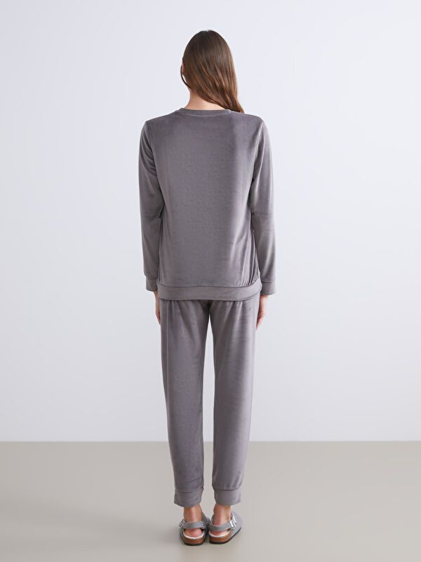 Moudda LC Waikiki - Pyjama en jersey à manches longues épais pour Femmes - Tunisie 4