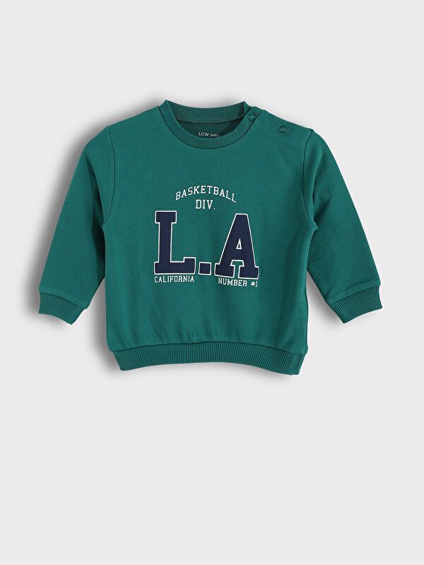 Moudda LC Waikiki - Ensemble en jersey manches courtes Garçon Vert moyen - Tunisie 2