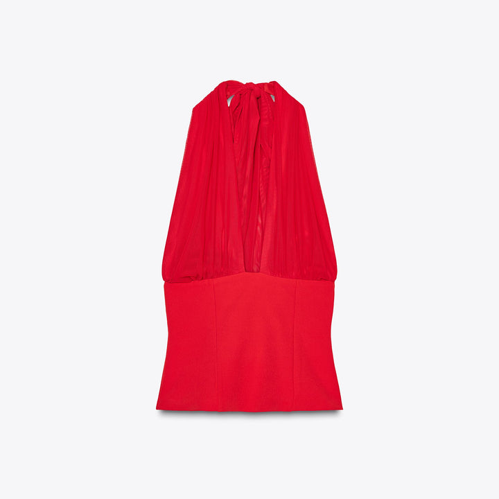 Moudda ZARA - Top Élastique - Halter & Mesh - Tunisie 1