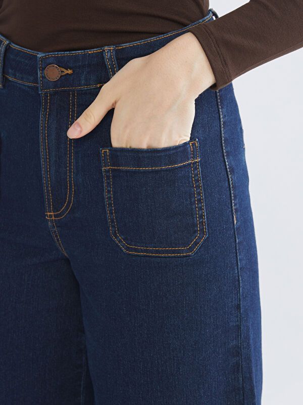 Moudda LC Waikiki - pantalon en jean tissé pour Femmes - Tunisie 3