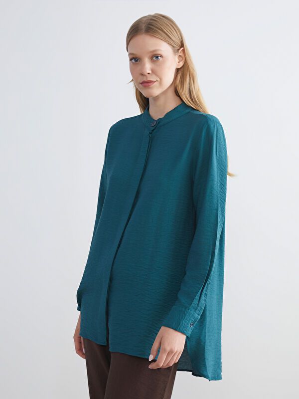 Moudda LC Waikiki - Tunique à manches longues Femme Pétrole noir - Tunisie 1