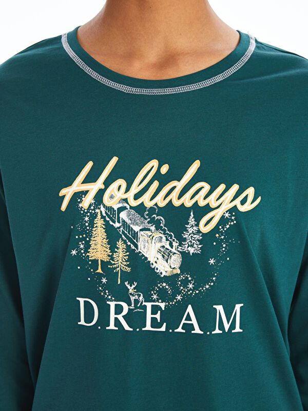 Moudda LC Waikiki - Pyjama en jersey à manches longues pour Femmes - Tunisie 3