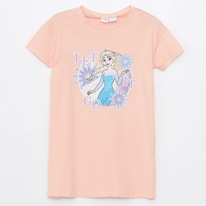 Moudda LC Waikiki - Chemise de nuit manches courtes Fille Pêche - Tunisie 1