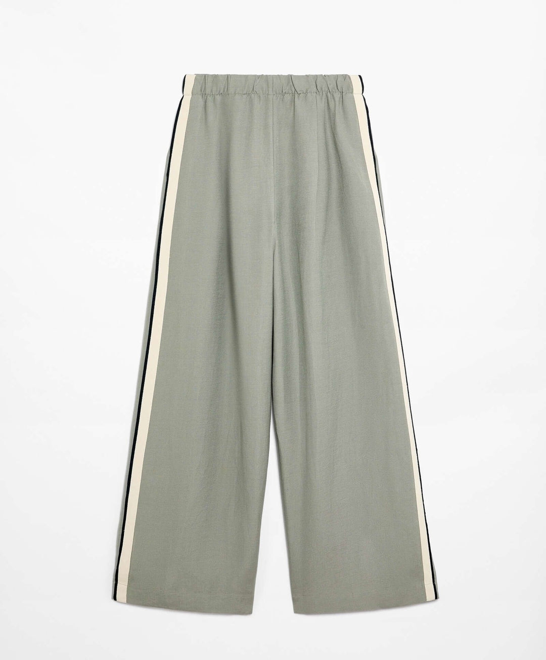 Moudda Oysho - Pantalon Lin avec Finitions Latérales Taille Haute - Tunisie 7