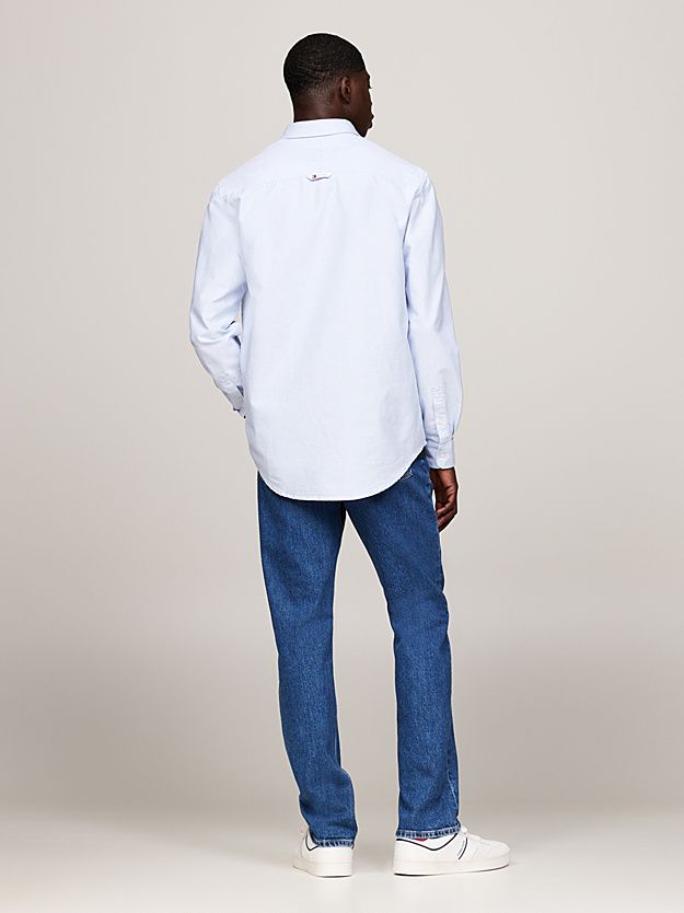 Moudda Tommy Hilfiger - Chemise Oxford Coupe Standard À Écusson  - Tunisie 3