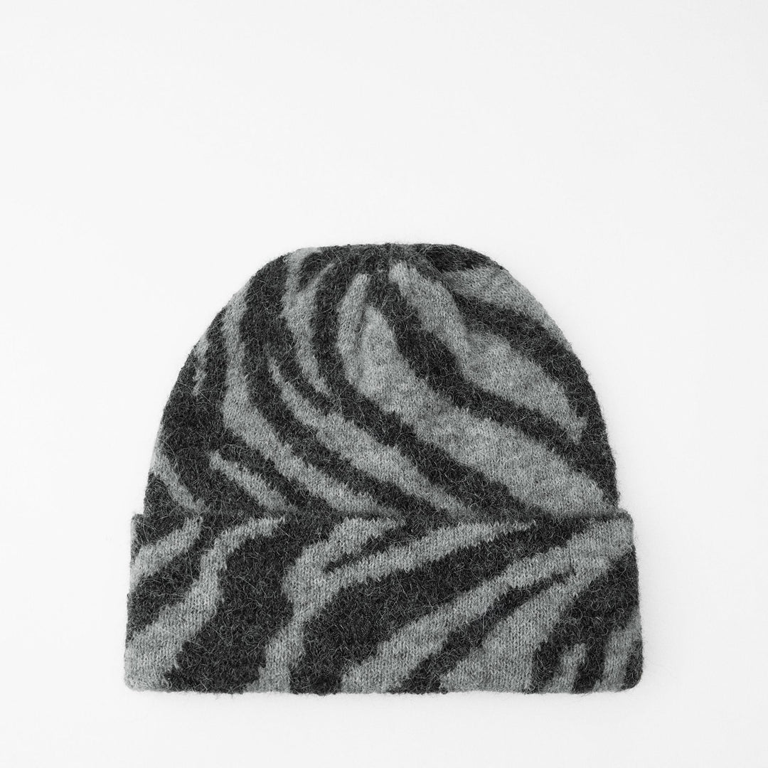 Moudda ZARA - Bonnet jacquard zèbre alpaga et laine - Tunisie 2