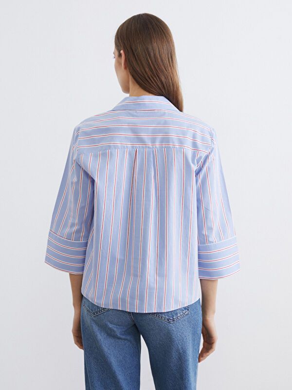 Moudda LC Waikiki - Chemise manches longues en tissu pour Femme - Tunisie 4