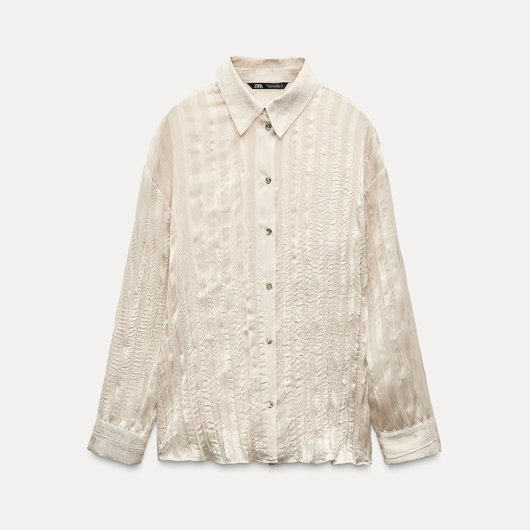 Moudda ZARA - Chemise plissée manches longues - Tunisie 1