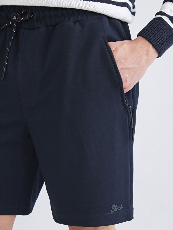 Moudda LC Waikiki - Short / bermuda jersey Homme Marine - Tunisie 3