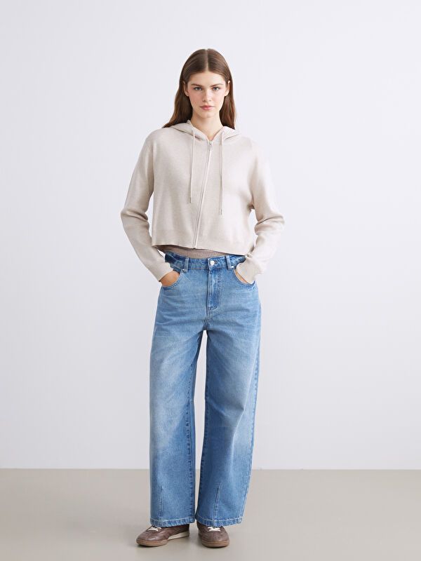 Moudda LC Waikiki - Cardigan en tricot Femme Beige clair - Tunisie 2