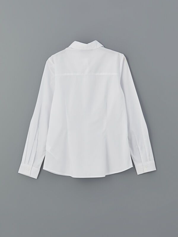 Moudda LC Waikiki - Chemise tissée manches longues Femme Blanc optique - Tunisie 2