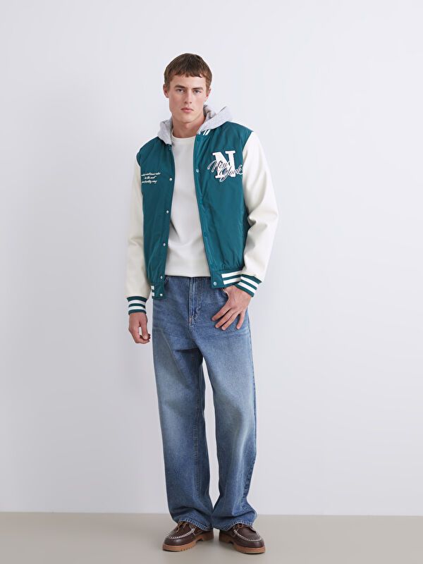 Moudda LC Waikiki - Manteau matelassé léger Homme Vert foncé - Tunisie 2