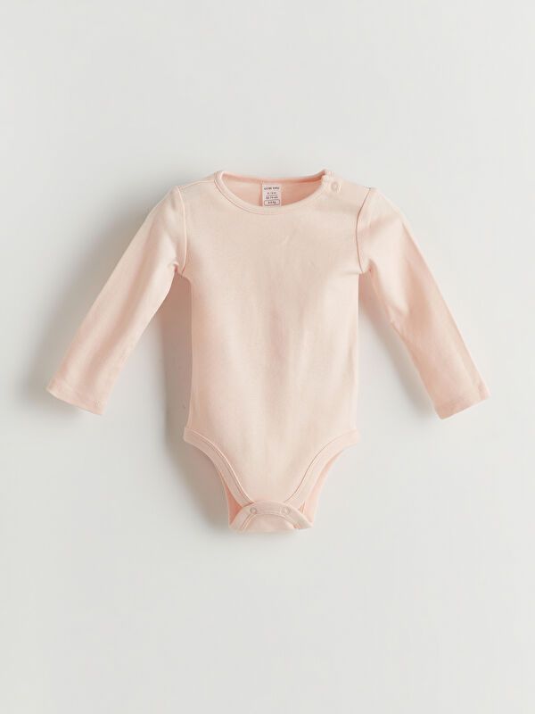 Moudda LC Waikiki - Body imprimé manches longues en jersey - tenue de sport couleur Rose terne imprimé pour filles - Tunisie 5