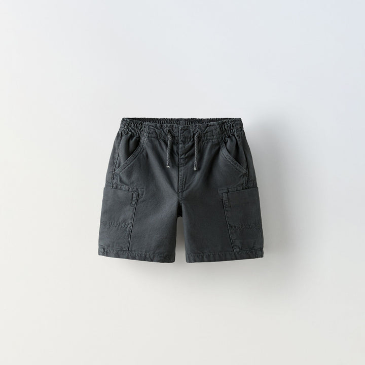 Moudda ZARA - Bermuda enfant en toile, ceinturée cargo - Tunisie 2