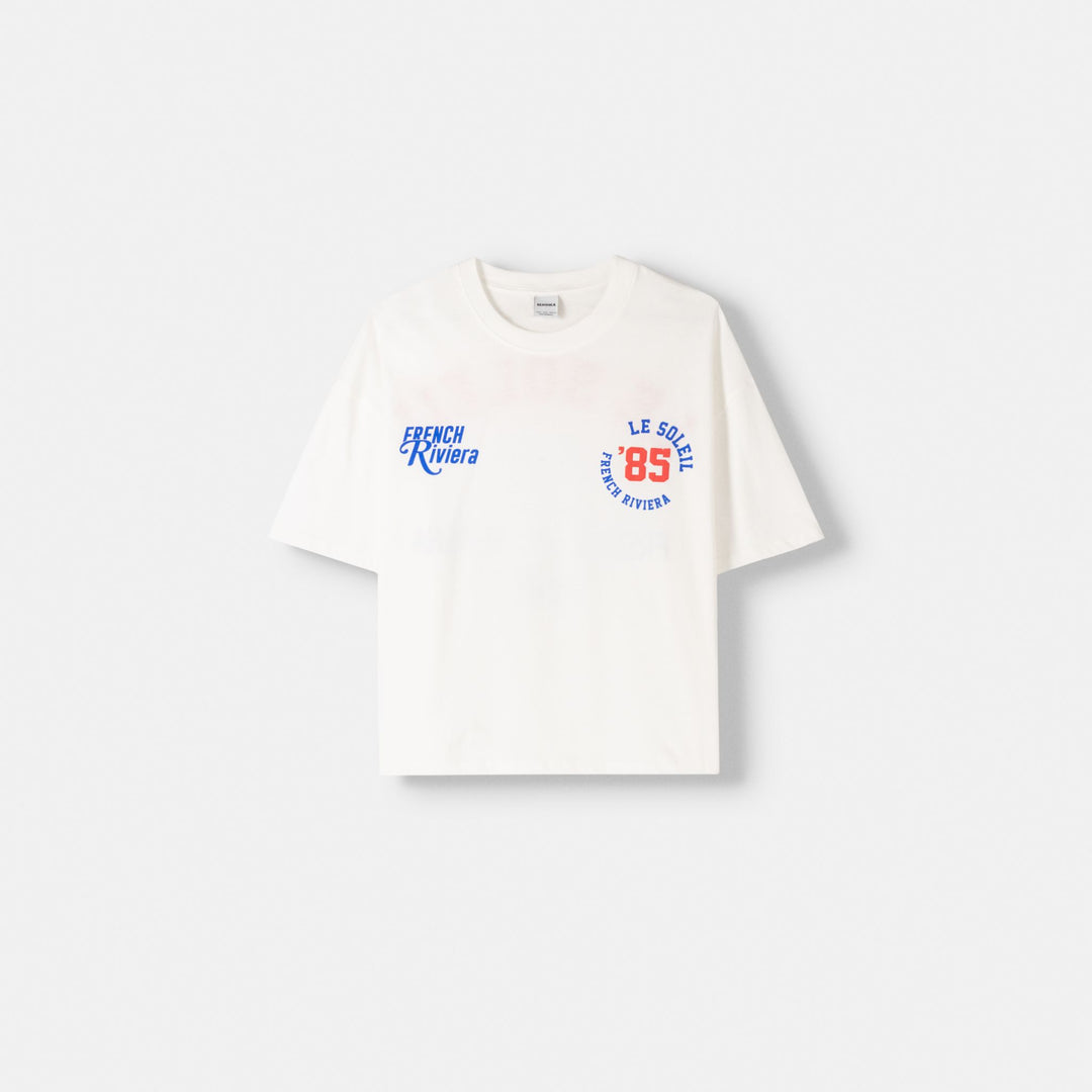 Moudda BERSHKA - T-shirt "Soleil French Riviera" - Tunisie 1