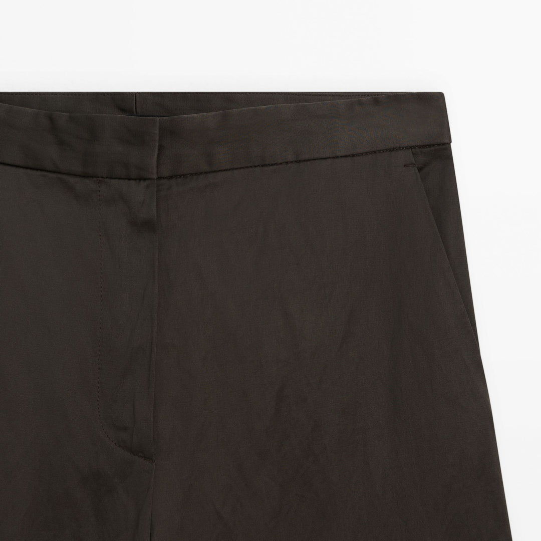 Moudda Massimo Dutti - Pantalon tonneau satiné froissé - Tunisie 7