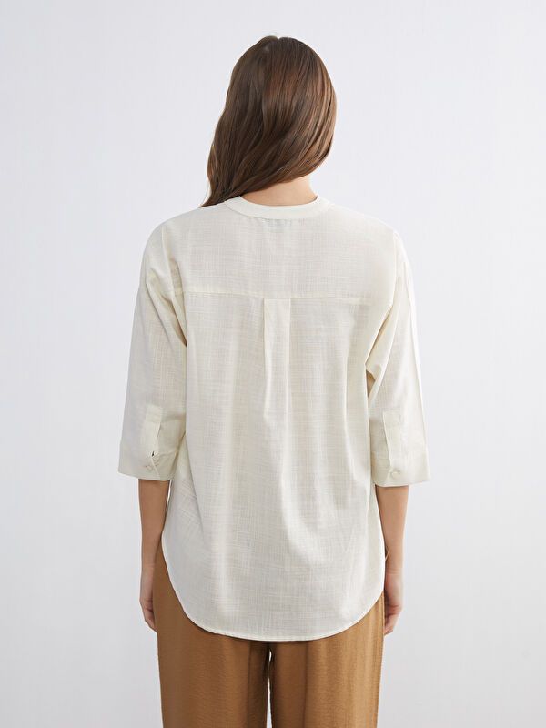 Moudda LC Waikiki - Chemise manches longues en tissu pour Femme - Tunisie 4