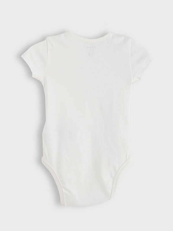 Moudda LC Waikiki - Body manches courtes Fille Ecru - Tunisie 5