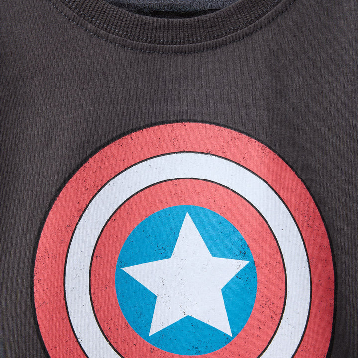 Moudda ZARA - T-Shirt Enfant - Captain America & Bouclier - Tunisie 3