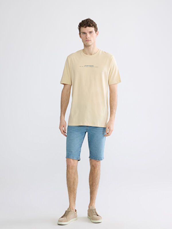 Moudda LC Waikiki - T-shirt imprimé manches courtes en jersey pour Homme - Tunisie 2