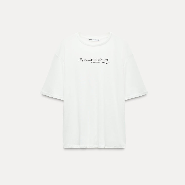 Moudda ZARA - T-shirt imprimé devant - Tunisie 1