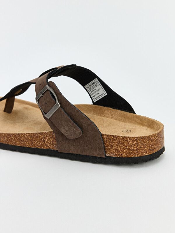 Moudda LC Waikiki - Pantoufles pour Homme couleur Marron - Tunisie 4