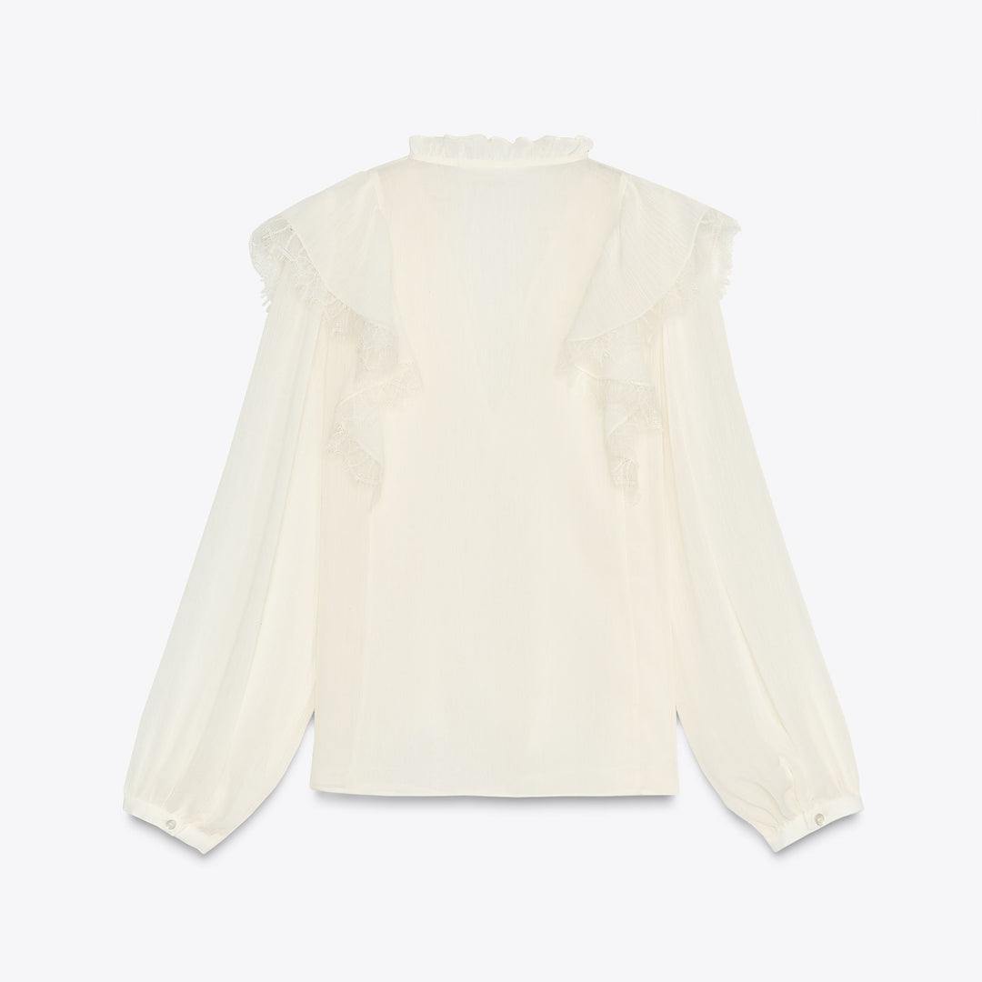 Moudda ZARA - Blouse Volants - Dentelle - Tunisie 2