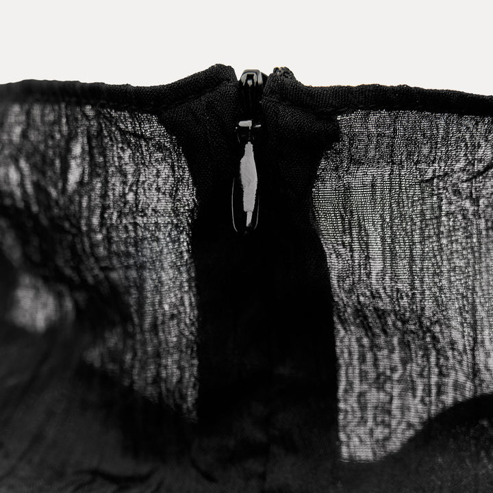 Moudda ZARA - Chemise col haut tissu froissé - Tunisie 4