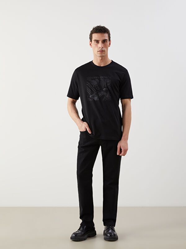 Moudda LC Waikiki - T-shirt imprimé manches courtes en jersey pour Homme - Tunisie 2