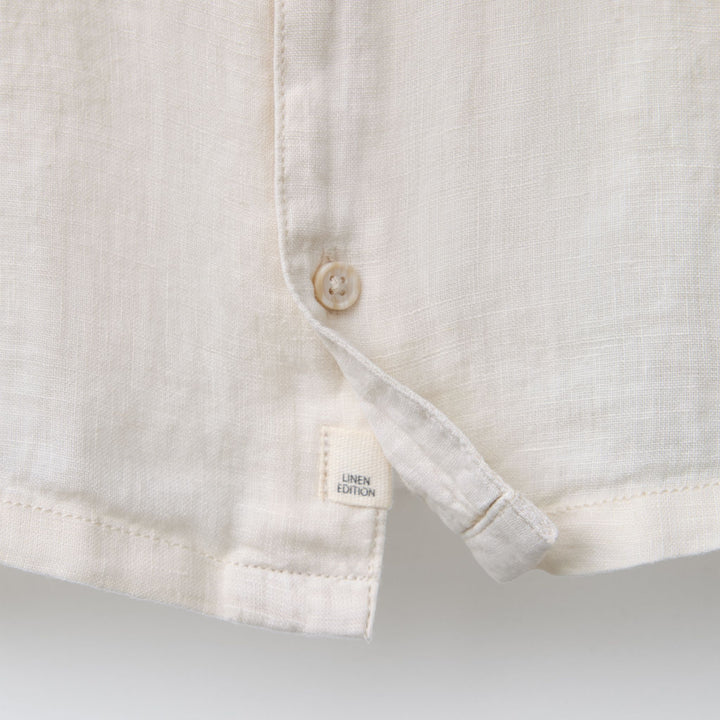 Moudda ZARA - Chemise Enfant 100% Lin - Col Bowling (Couleur BV) - Tunisie 4