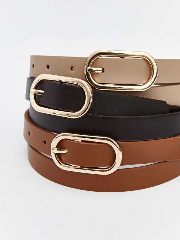 Moudda LC Waikiki - Ceinture pour Femme couleur Tabac - Tunisie 5
