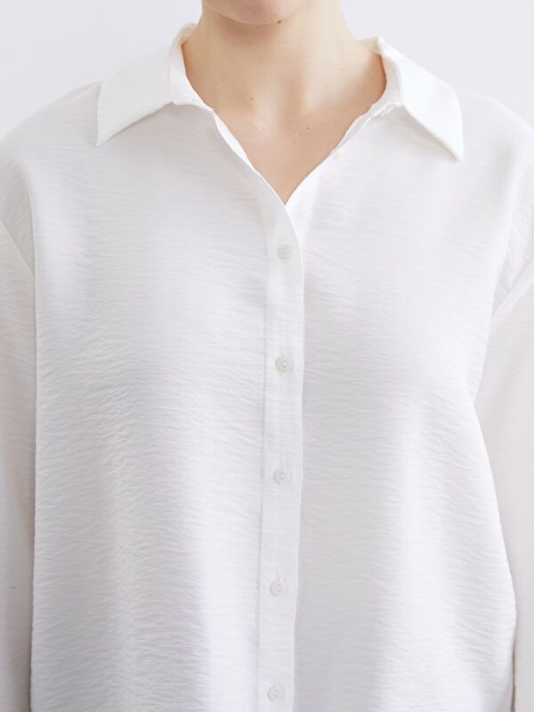 Moudda LC Waikiki - Chemise manches longues en tissu pour Femme - Tunisie 3