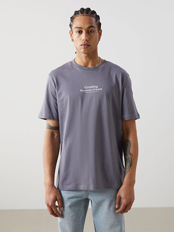 Moudda LC Waikiki - T-shirt imprimé manches courtes en jersey pour Homme - Tunisie 1
