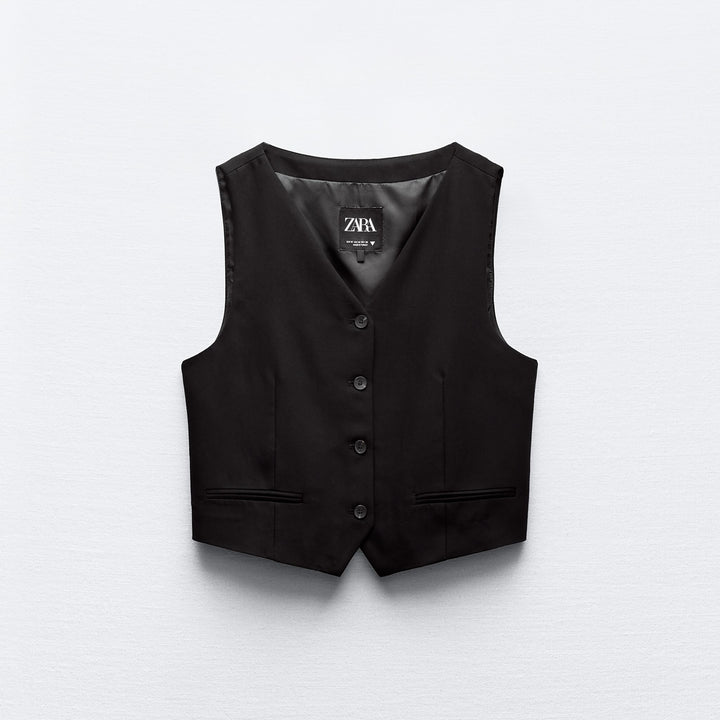 Moudda ZARA - Gilet masculin encolure en V ouvertures dos - Tunisie 1