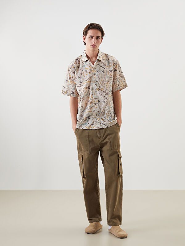 Moudda LC Waikiki - Chemise manches courtes en tissu pour Homme - Tunisie 2