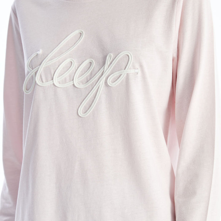 Moudda LC Waikiki - Pyjama en jersey manches longues Femme Mélange rayé - Tunisie 3