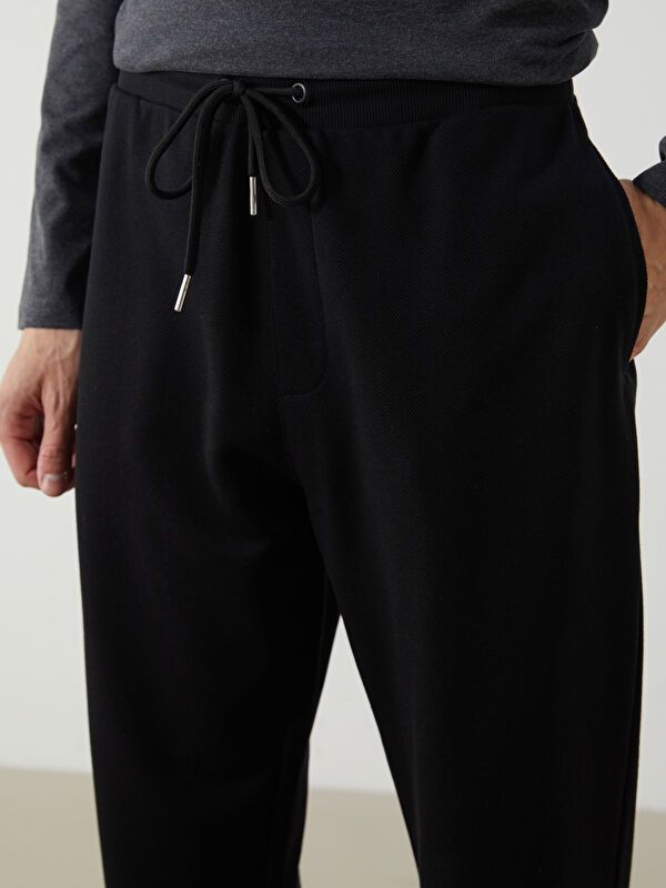 Moudda LC Waikiki - Pantalon jersey basique Homme Noir - Tunisie 3