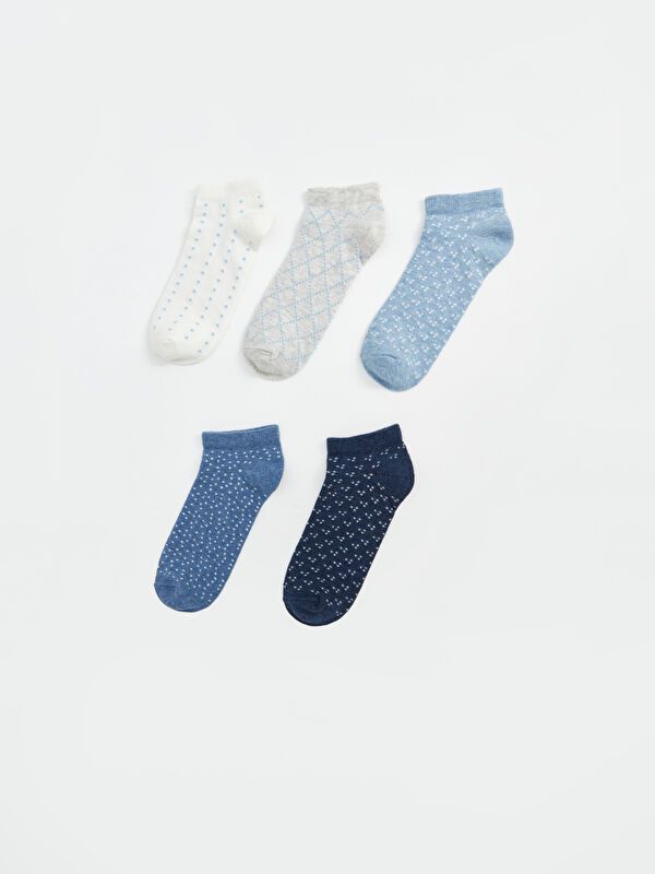 Moudda LC Waikiki - Chaussettes pour sneakers Femme Ecru - Tunisie 1