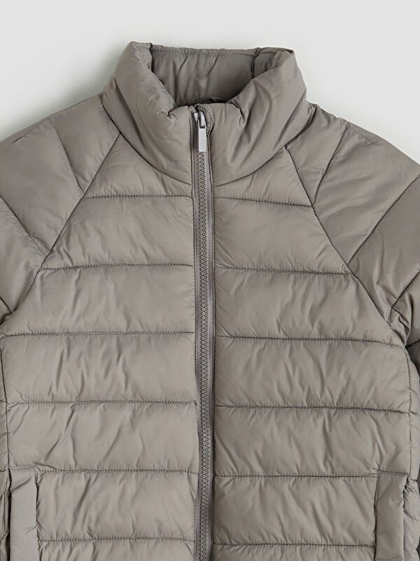 Moudda LC Waikiki - Manteau matelassé en nylon Fille Brun clair - Tunisie 3