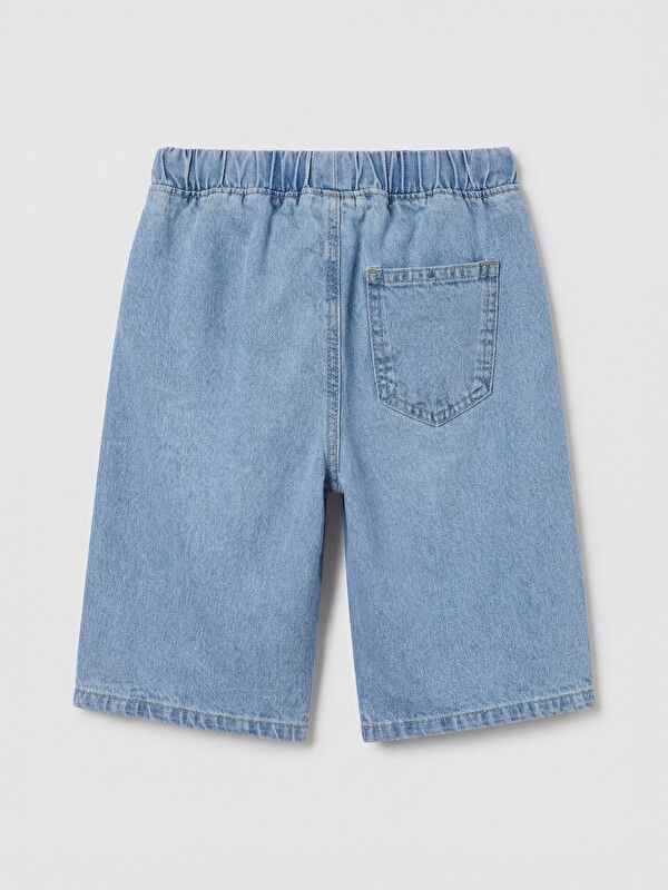 Moudda LC Waikiki - Bermuda en denim pour Garçon couleur Bleu indigo clair rodé - Tunisie 2