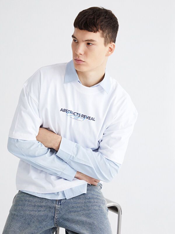 Moudda LC Waikiki - T-shirt imprimé manches courtes en jersey - Tunisie 1