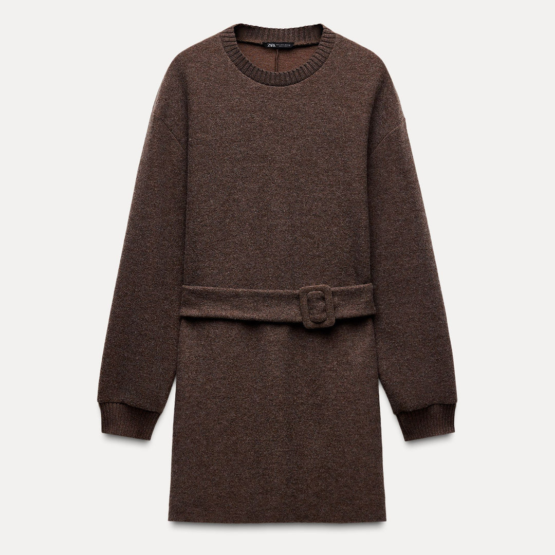 Moudda ZARA - Robe Toucher Doux à Ceinture - Tunisie 1