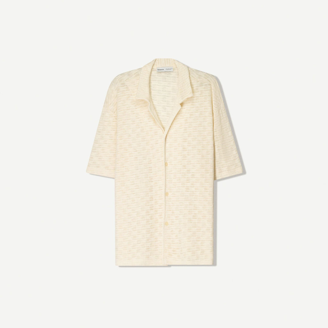 Moudda BERSHKA - Chemise Relax Rustique - Dentelle - Tunisie 1