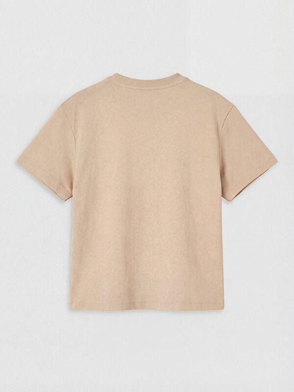 Moudda LC Waikiki - Body basique manches courtes en jersey pour Garçon couleur Beige - Tunisie 2