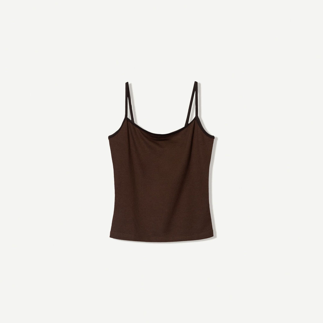 Moudda BERSHKA - Top Bretelles - Binding Ton sur Ton & Contraste - Tunisie 1