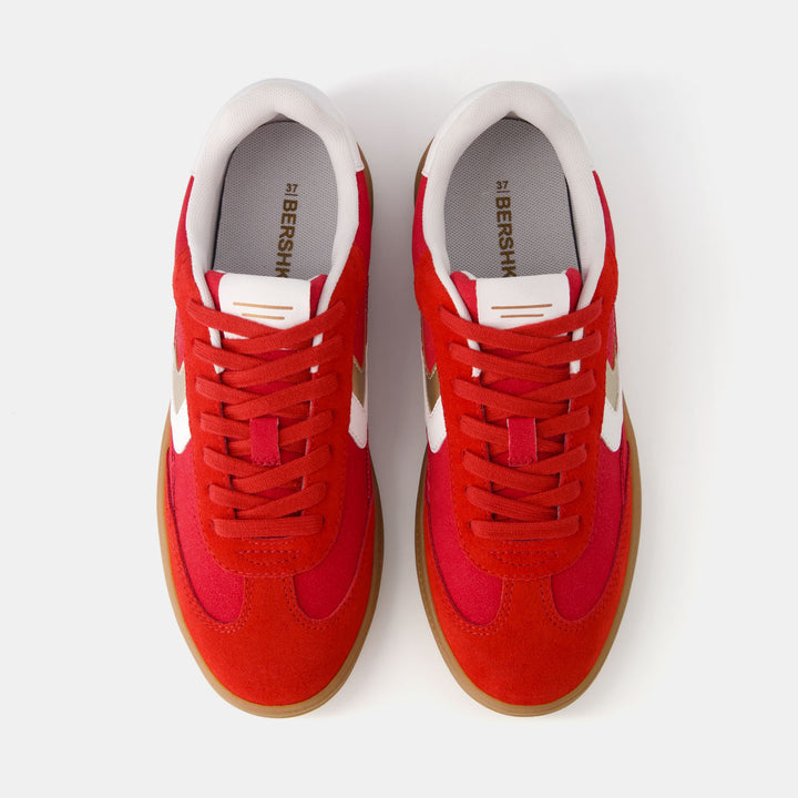 Moudda BERSHKA - Baskets rétro rouges - Tunisie 2