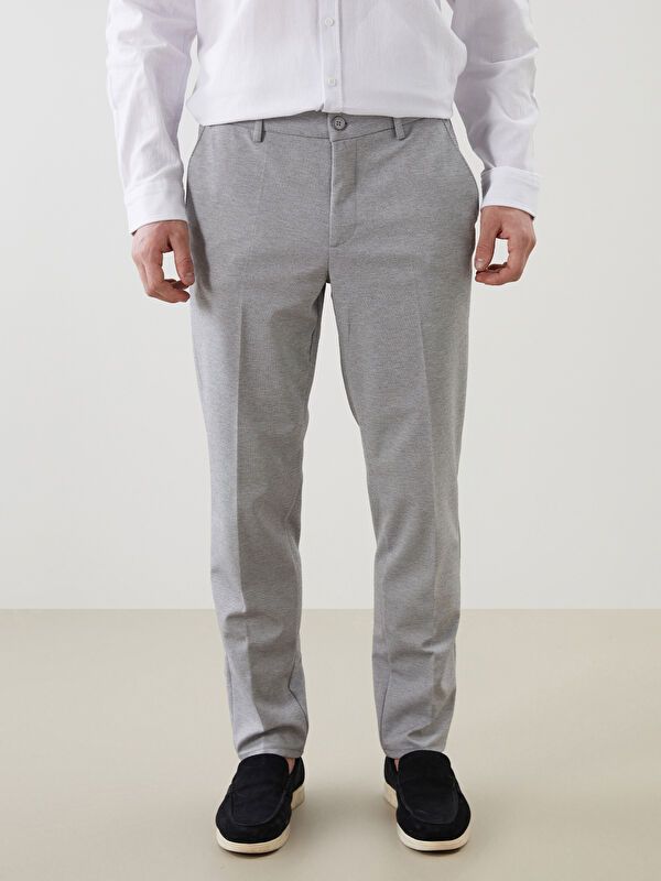 Moudda LC Waikiki - Pantalon chino tissé moyen Homme Mélange de gris - Tunisie 2