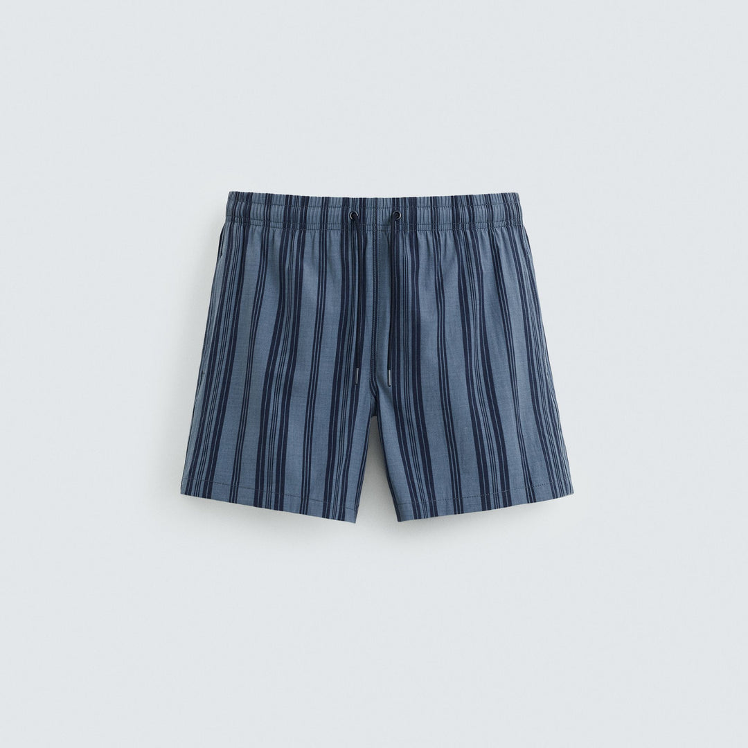 Moudda ZARA - Maillot de Bain - Rayures Ton sur Ton (Marine) - Tunisie 1